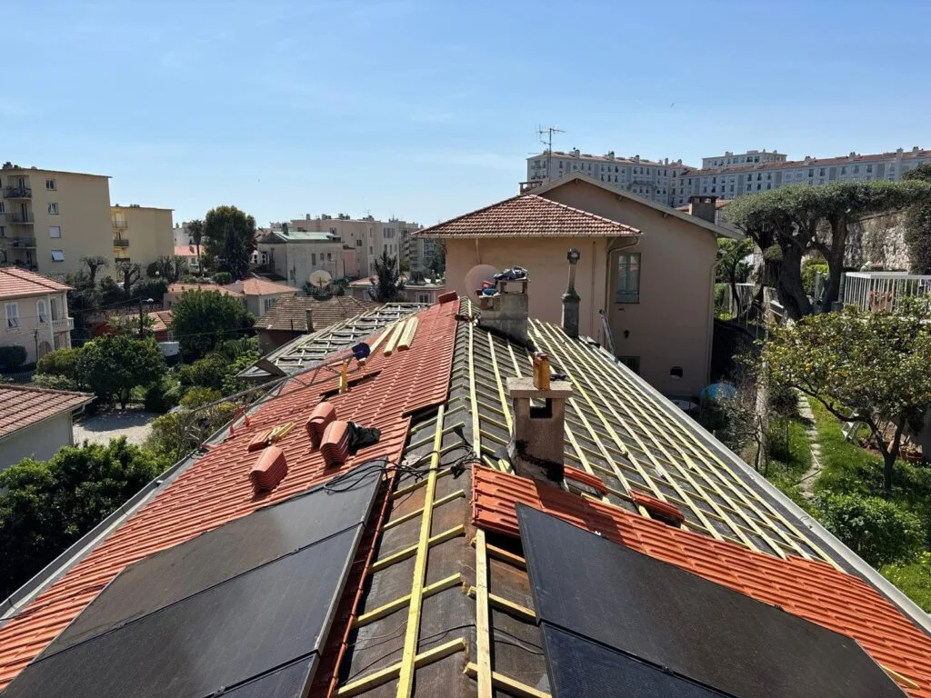 Toiture rénovée à Gaillard